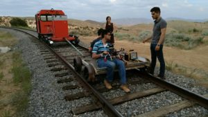 university of nevada reno students testing drones at tunnel 4