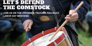 civil war, reenactors, battle trains, V&T railroad, virginia city, nevada tourism